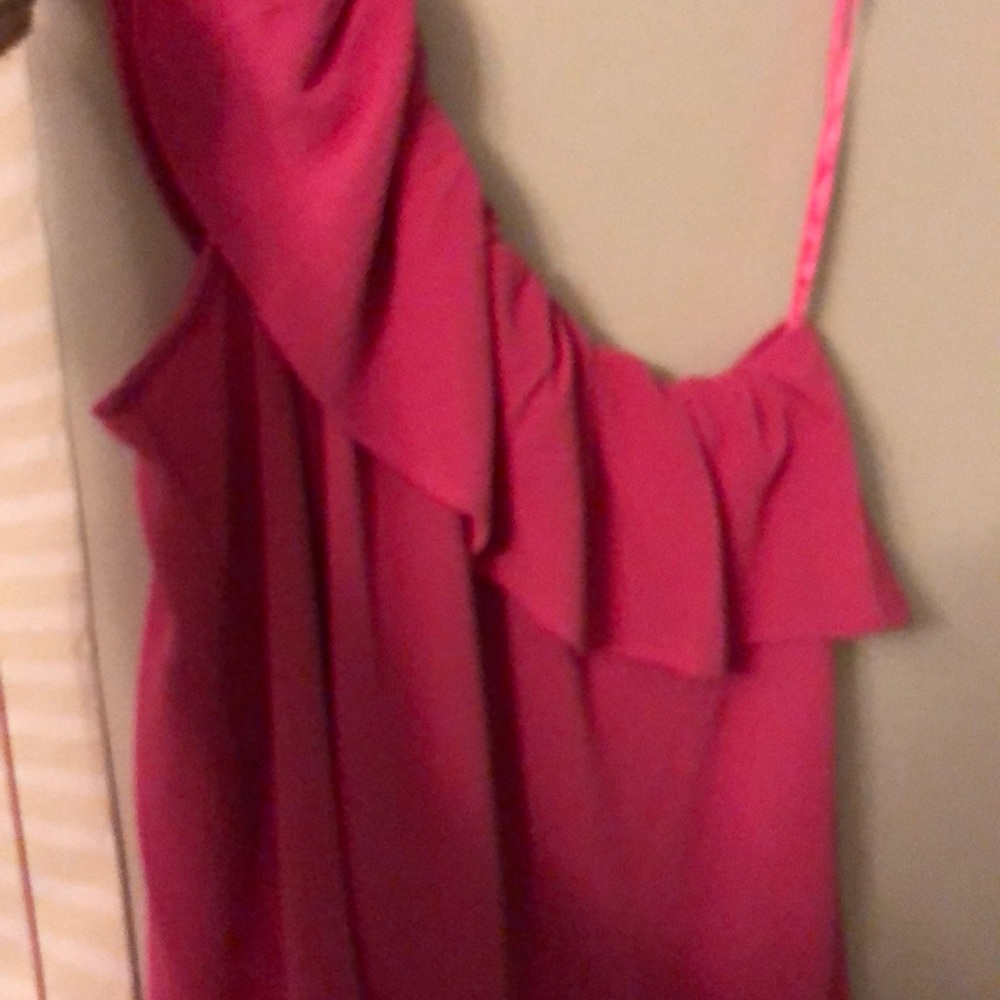 Pink mossimo off the shoulder top